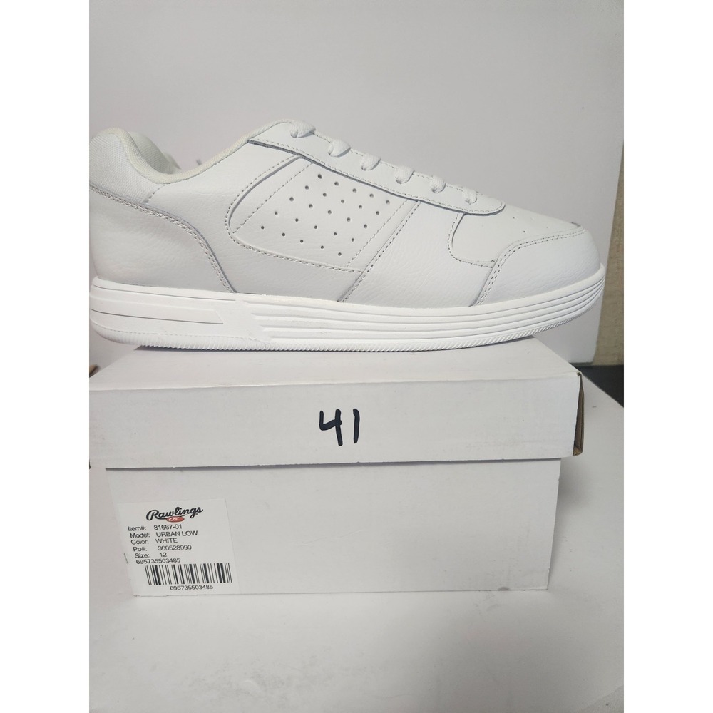 RAWLINGS Urban Low Men's Athletic Shoes White 81667-01  NIB MENS SIZE 12
